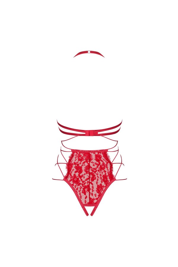 rotiosa offener Schritt Body rot von Obsessive kaufen | Fesselliebe