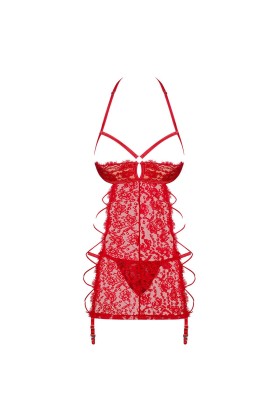 rotiosa Chemise & Tanga rot von Obsessive kaufen | Fesselliebe