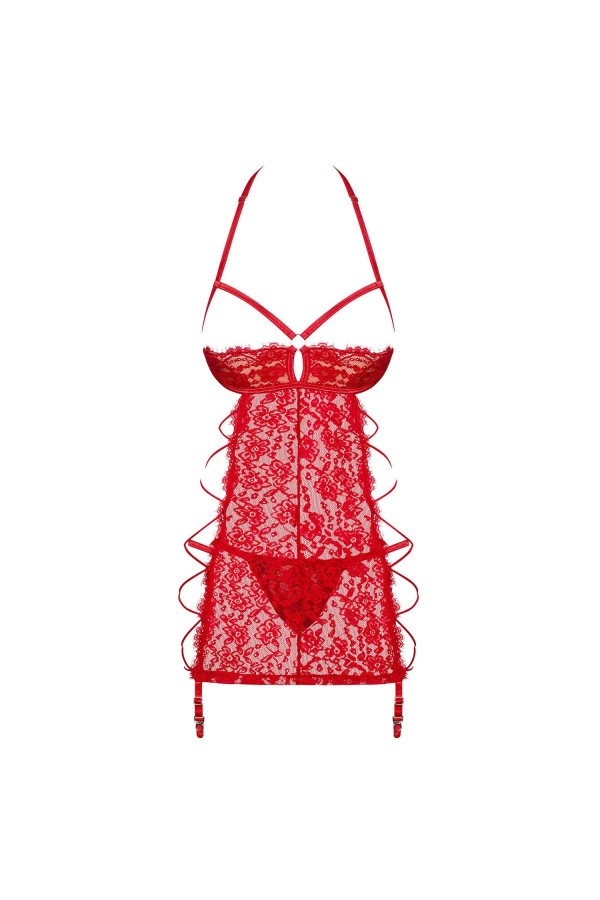 rotiosa Chemise & Tanga rot von Obsessive kaufen | Fesselliebe