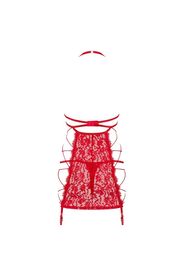 rotiosa Chemise & Tanga rot von Obsessive kaufen | Fesselliebe