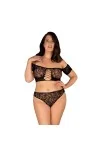 Inessita 2er Set Schwarz Size Plus von Obsessive kaufen - Fesselliebe