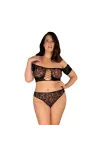 Inessita 2er Set Schwarz Size Plus von Obsessive kaufen - Fesselliebe