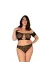 Inessita 2er Set Schwarz Size Plus von Obsessive