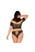 Inessita 2er Set Schwarz Size Plus von Obsessive