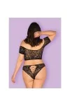 Inessita 2er Set Schwarz Size Plus von Obsessive kaufen - Fesselliebe