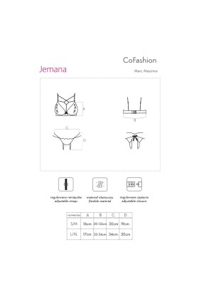 Jemana Set Schwarz von CoFashion Lingerie kaufen | Fesselliebe