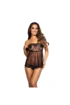 Babydoll & String Schwarz V-9639 von Axami kaufen - Fesselliebe