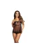 Babydoll & String Schwarz V-9639 von Axami