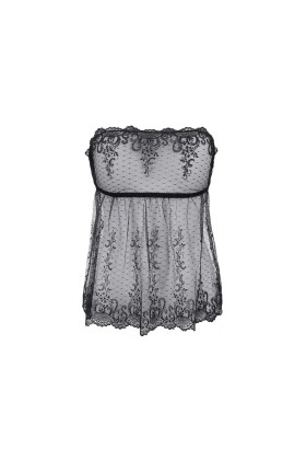 Babydoll & String schwarz V-9639 von Axami kaufen | Fesselliebe