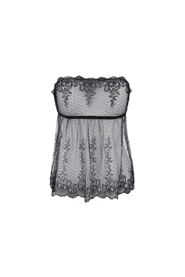 Babydoll & String schwarz V-9639 von Axami kaufen | Fesselliebe