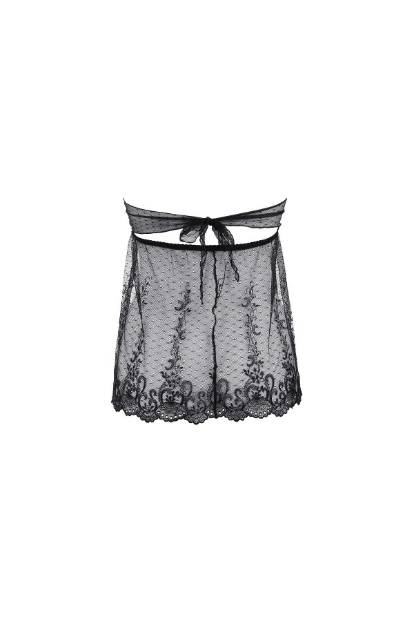 Babydoll & String schwarz V-9639 von Axami kaufen | Fesselliebe