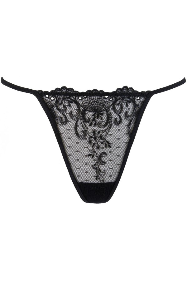 Babydoll & String schwarz V-9639 von Axami kaufen | Fesselliebe