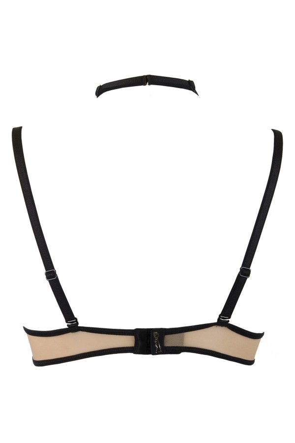 BH schwarz mit offenen Cups V-9661 von Axami kaufen | Fesselliebe
