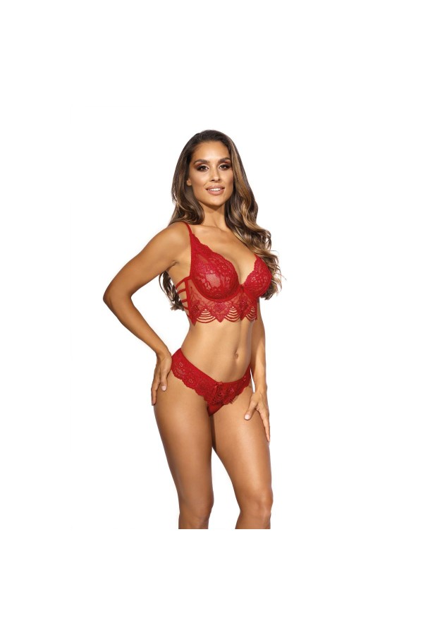 Bustier rot V-9691 von Axami kaufen | Fesselliebe