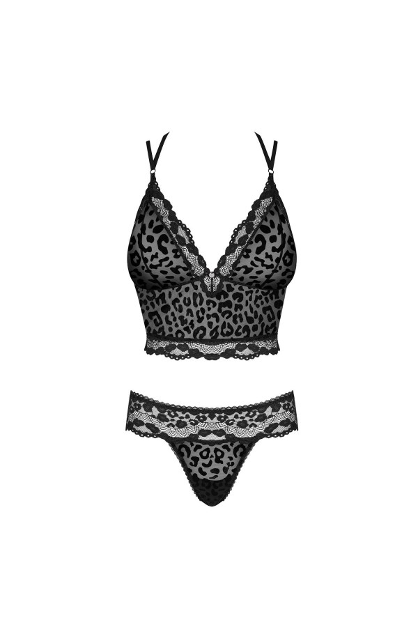 Giully Top & Höschen schwarz von Obsessive kaufen | Fesselliebe