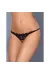 Im Schritt Offener Tanga Schwarz 831-Thc-1 von Obsessive