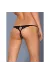 Im Schritt Offener Tanga Schwarz 831-Thc-1 von Obsessive