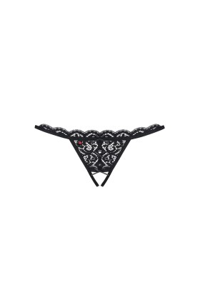 Offener Schritt Tanga schwarz 831-Thc-1 von Obsessive kaufen | Fesselliebe