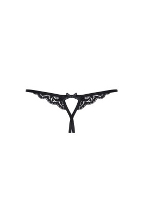 Offener Schritt Tanga schwarz 831-Thc-1 von Obsessive kaufen | Fesselliebe