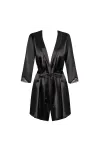 Satinia Robe Schwarz von Obsessive kaufen - Fesselliebe