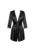 Satinia Robe schwarz von Obsessive