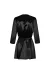 Satinia Robe schwarz von Obsessive