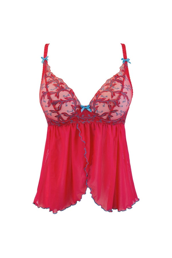 Babydoll & String rot V-9679 von Axami kaufen | Fesselliebe