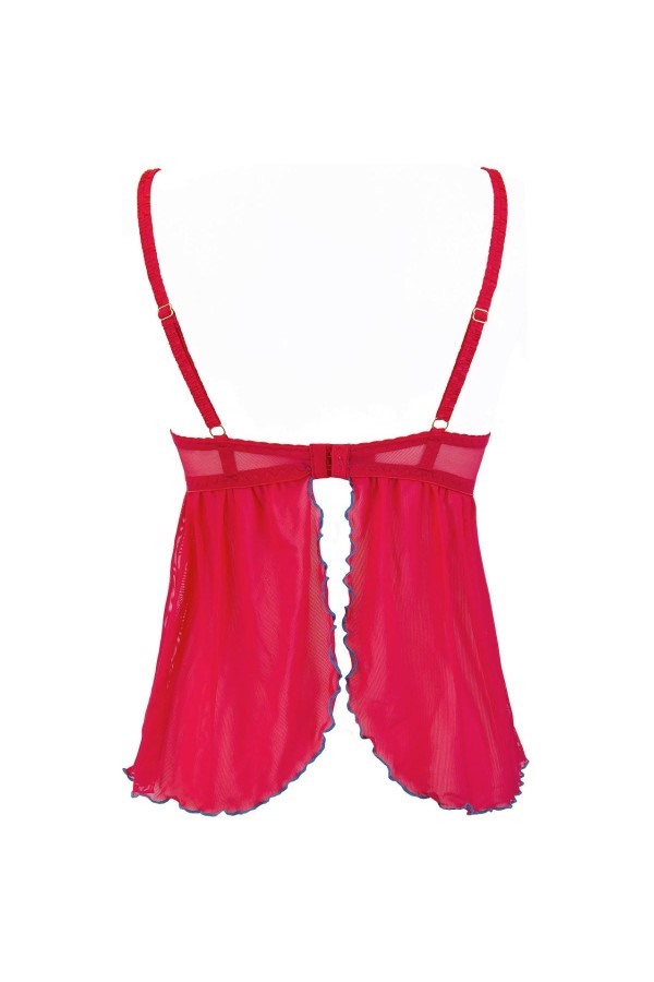 Babydoll & String rot V-9679 von Axami kaufen | Fesselliebe