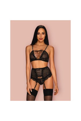 Basitta 3er Set schwarz von Obsessive kaufen | Fesselliebe