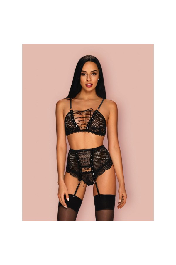 Basitta 3er Set schwarz von Obsessive kaufen | Fesselliebe