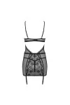 Basitta Chemise & Tanga schwarz von Obsessive