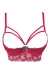 Bustier rot mit offenen Cups V-9671 von Axami