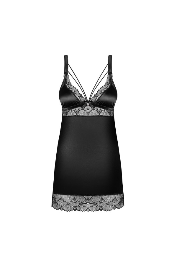 Eloissa Chemise & Tanga schwarz von Obsessive kaufen | Fesselliebe