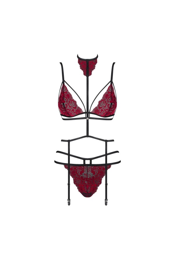 Sugestina 3er Set rot von Obsessive kaufen | Fesselliebe