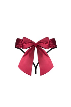Tienesy Tanga schwarz-rot von Obsessive kaufen | Fesselliebe