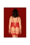 Blossmina Korsett & Tanga Rot von Obsessive kaufen - Fesselliebe