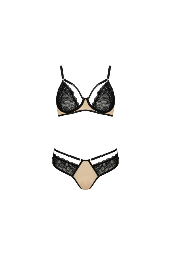 Daisy 2er Set schwarz-beige von Casmir kaufen | Fesselliebe