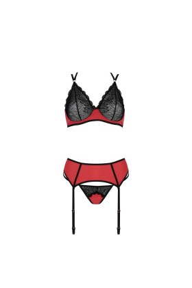 Magnolia 3er Set rot-schwarz von Casmir kaufen | Fesselliebe