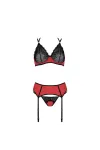 Magnolia 3er Set Red-Schwarz von Casmir kaufen - Fesselliebe