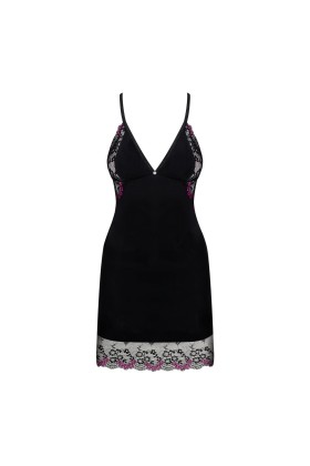 Vanessme Chemise & Tanga schwarz von Obsessive kaufen | Fesselliebe