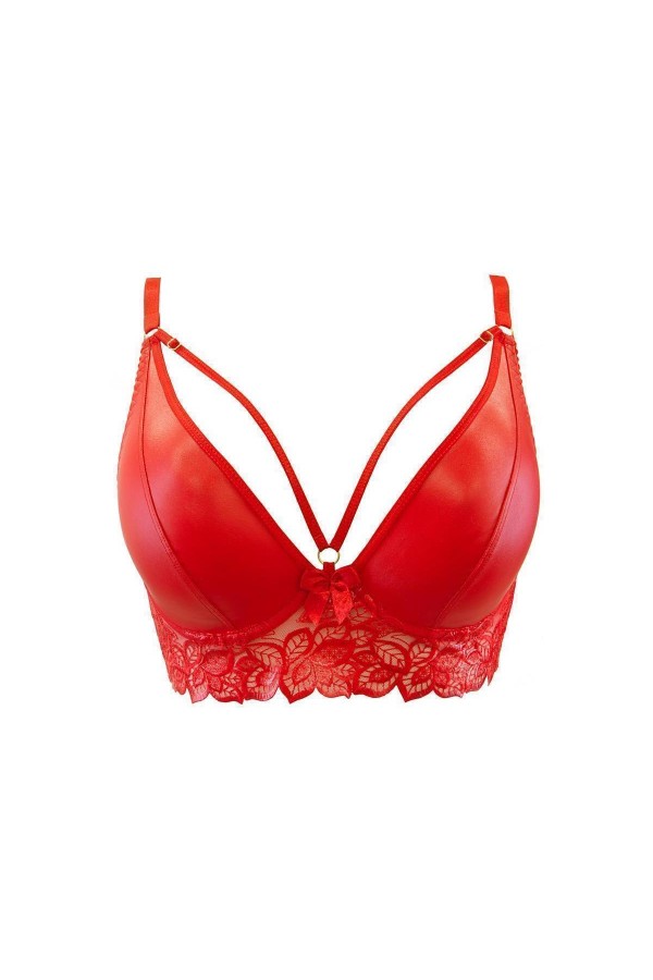 Bustier rot V-10071  von Axami kaufen | Fesselliebe