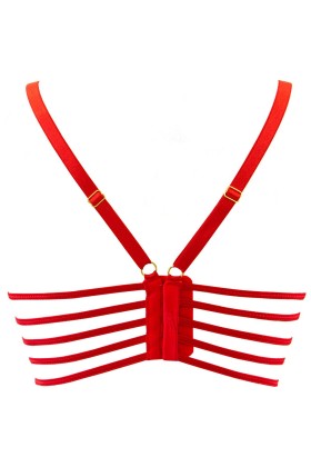 Bustier rot V-10071  von Axami kaufen | Fesselliebe