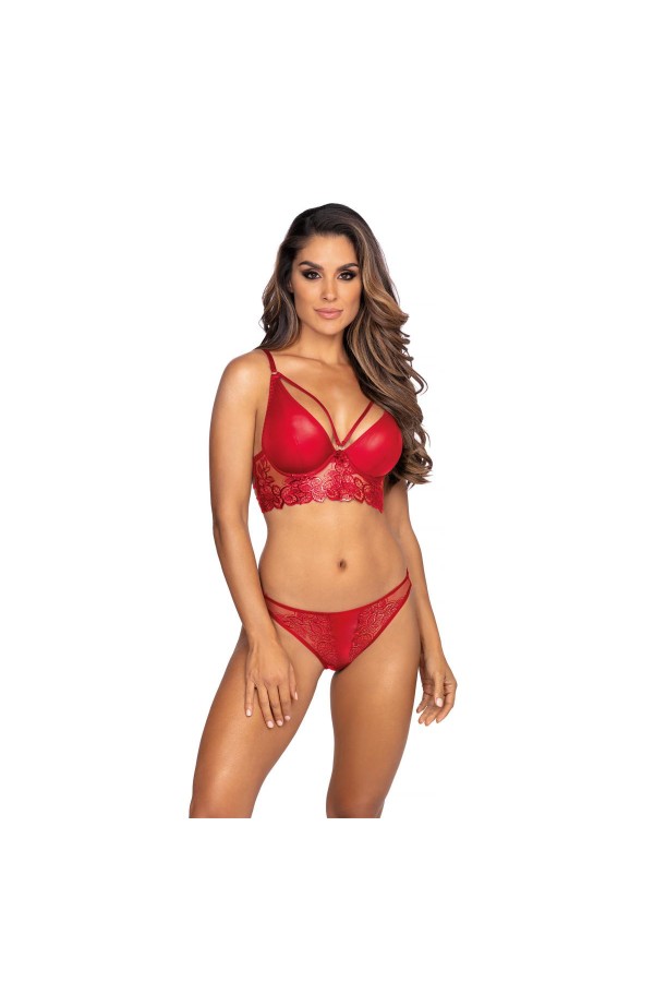 Bustier rot V-10071  von Axami kaufen | Fesselliebe