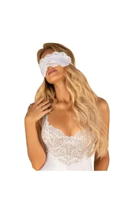 Amor Blanco Eye Maske weiß von Obsessive