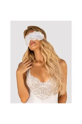 Amor Blanco Eye Maske weiß von Obsessive