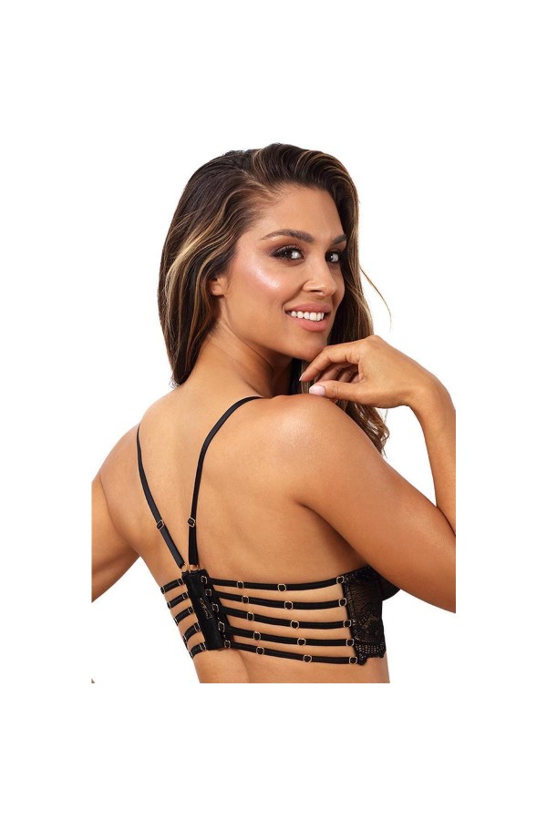 Bustier schwarz V-10081 von Axami kaufen | Fesselliebe