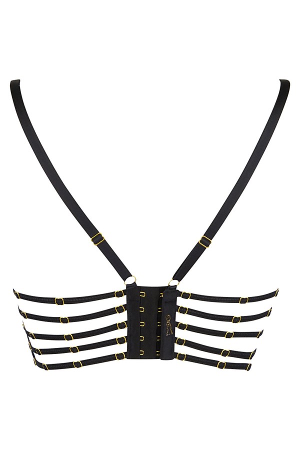 Bustier schwarz V-10081 von Axami kaufen | Fesselliebe