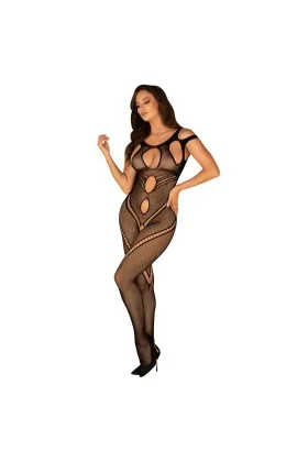 Bodystocking G322 schwarz von Obsessive