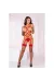 Raacing Body Plus Stocking Rot von Cofashion Lingerie