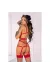 Raacing Body Plus Stocking Rot von Cofashion Lingerie